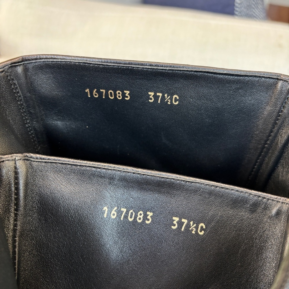Authentic Vintage Gucci GG Monogram Canvas Pointed Toe Ankle Boots, Size 37. 1/2 - Picture 7 of 13